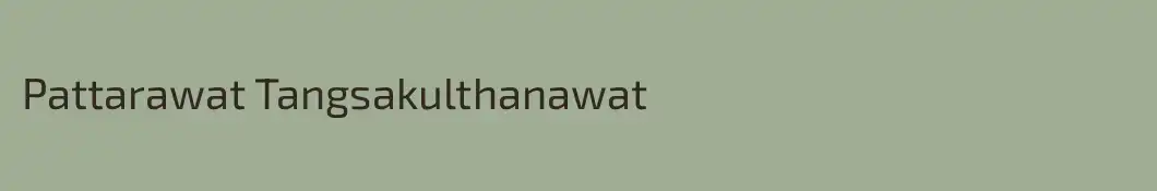 Pattarawat Tangsakulthanawat
